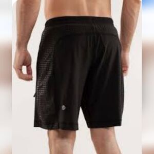 Men's Lululemon Run: Response Short Black/Black Gradient Dot
